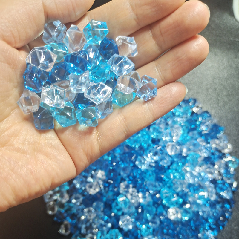Marine Aquarium Cube - 100 pçs diamante esmagado gem cristais