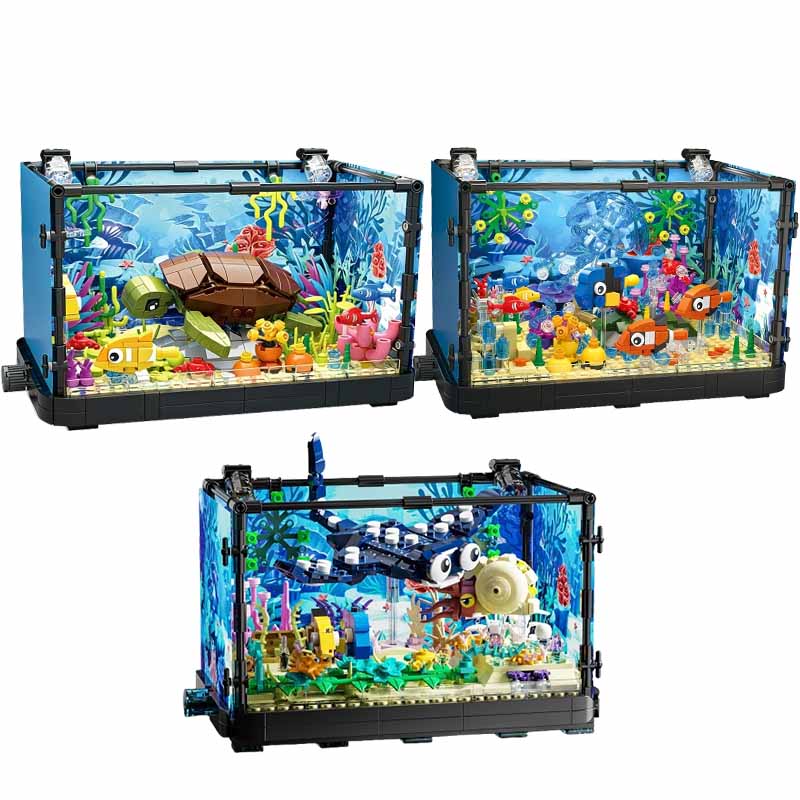 Ocean Aquarium - Conjunto de blocos de construção para