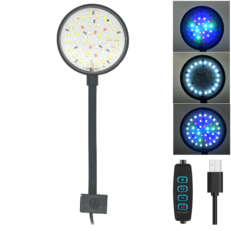 Usb aquário lâmpada led luz do - Aquarium Marine Lights avaliação e preço