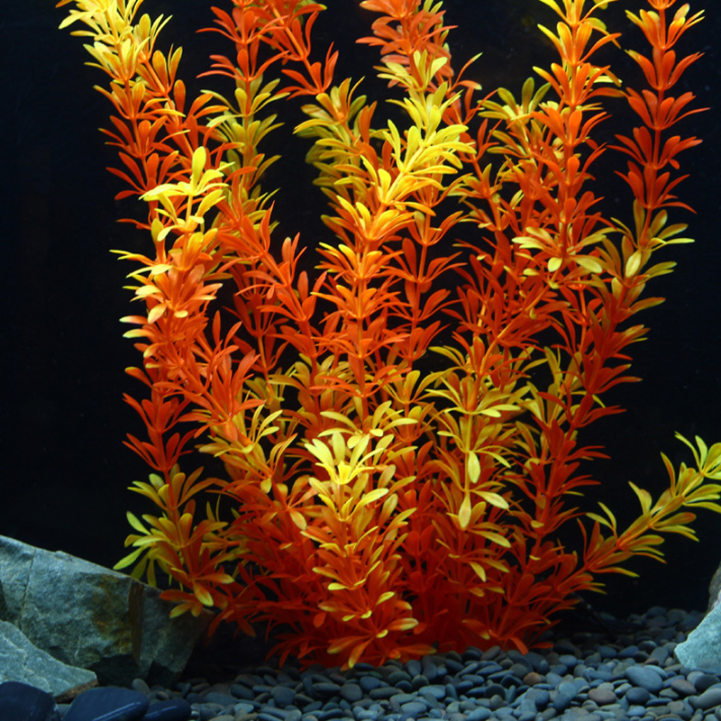 Plantas Tropicais Artificiais  - Marine Fish Tank avaliação e preço