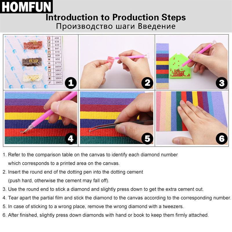 Homfun quadrado completo/broca - Marine Coral avaliação e preço