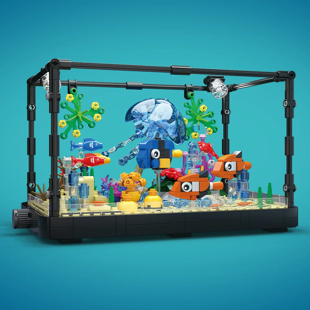 Conjunto de blocos de construç - Ocean Aquarium avaliação e preço