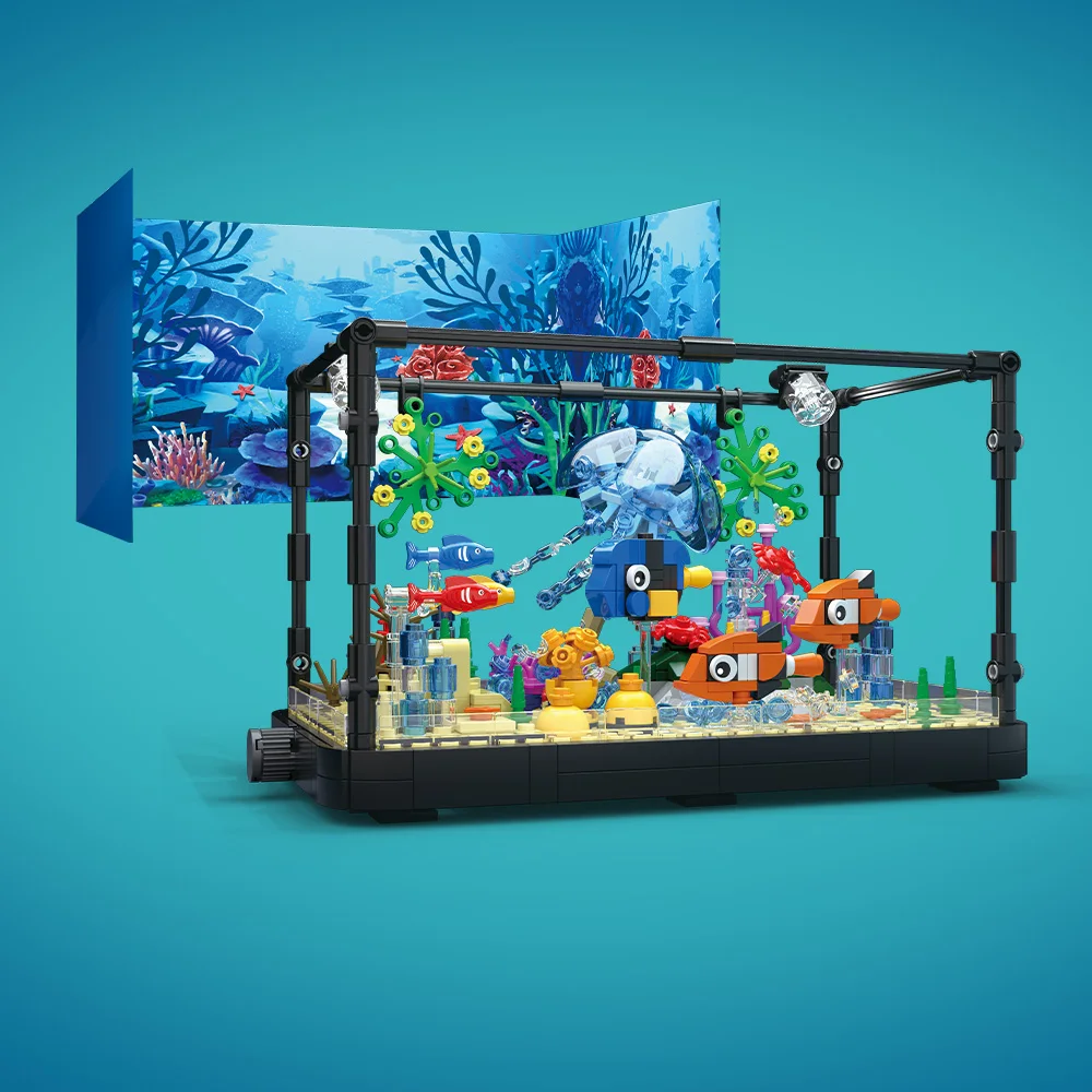 Conjunto de blocos de construç - Ocean Aquarium avaliação e preço