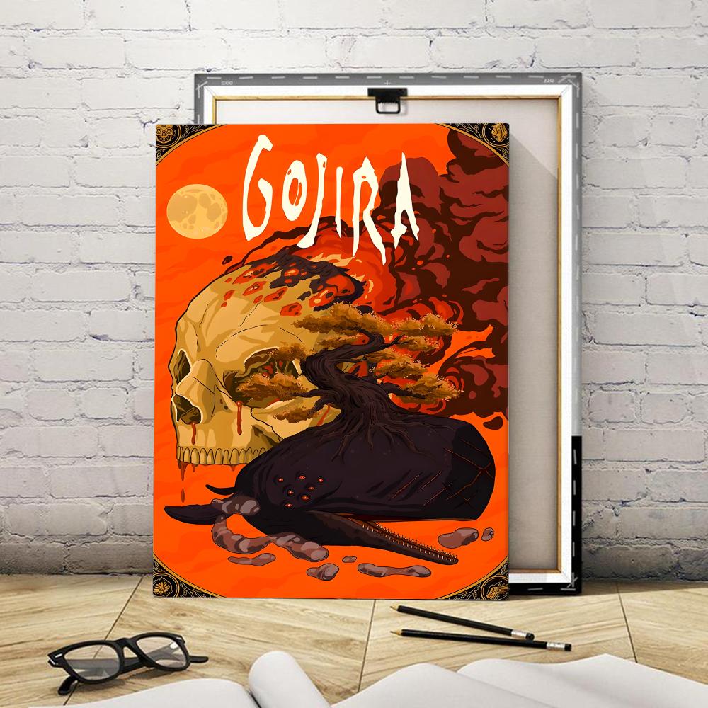 Pintura em Tela com Moldura do - Live Rock avaliação e preço