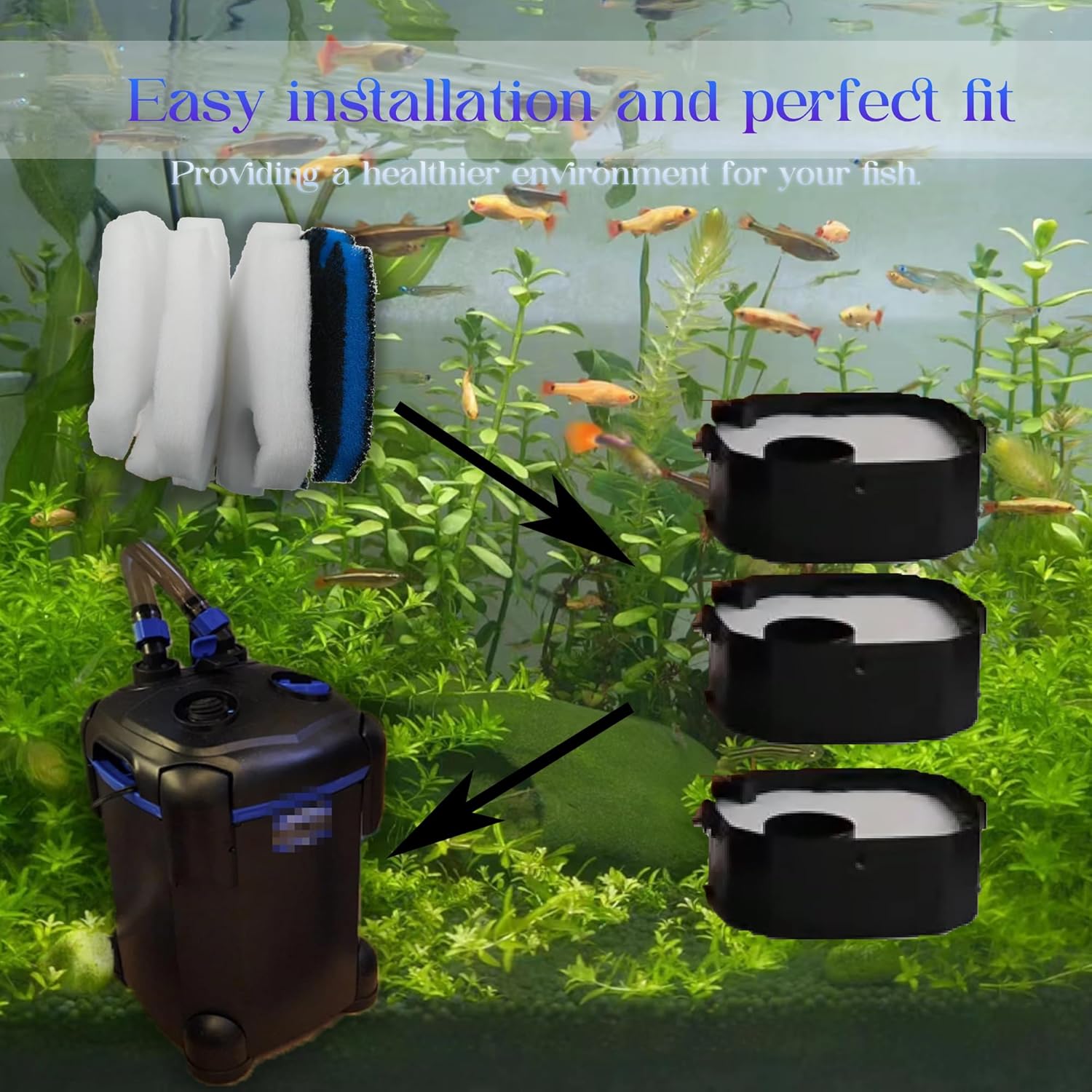 1 CONJUNTO (8 PEÇAS) de Almofa - Reef Tank Filter avaliação e preço