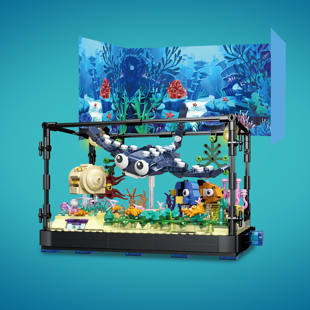 Conjunto de blocos de tanque d - Marine Aquarium Cube avaliação e preço