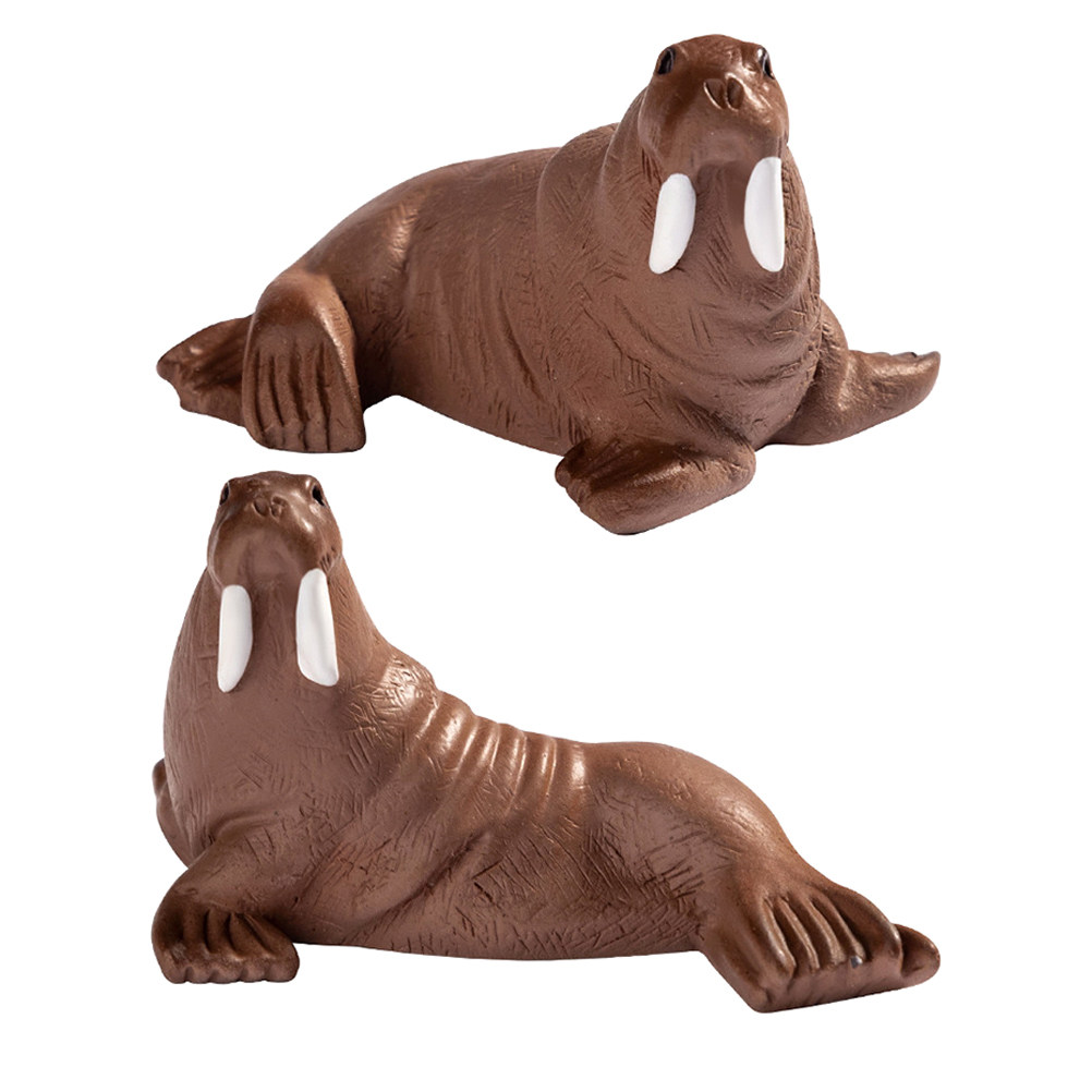 2 peças de miniaturas de morsa - Ocean Aquarium avaliação e preço