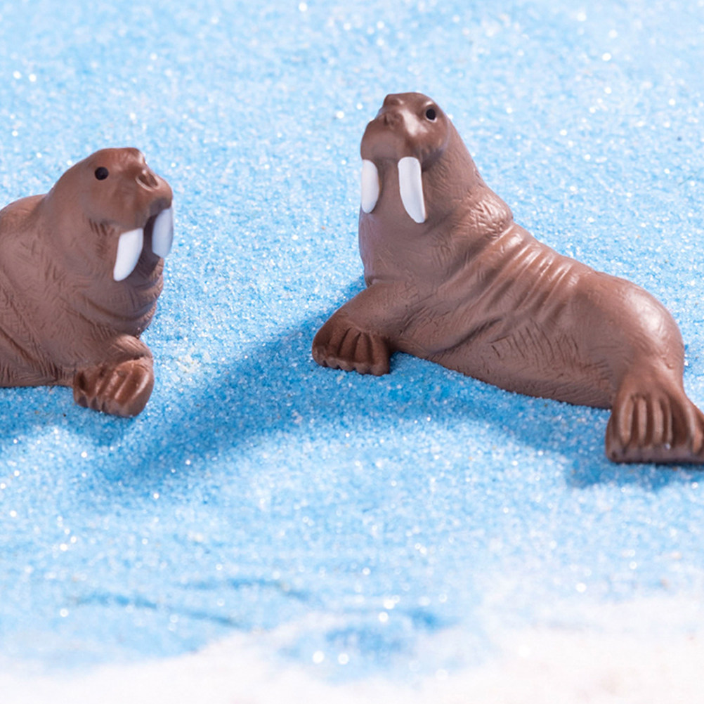 2 peças de miniaturas de morsa - Ocean Aquarium avaliação e preço