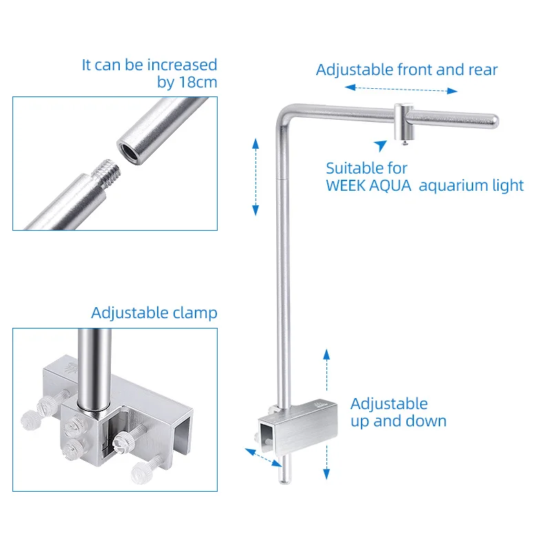 Semana aqua luz suporte univer - Aquarium Marine Lights avaliação e preço