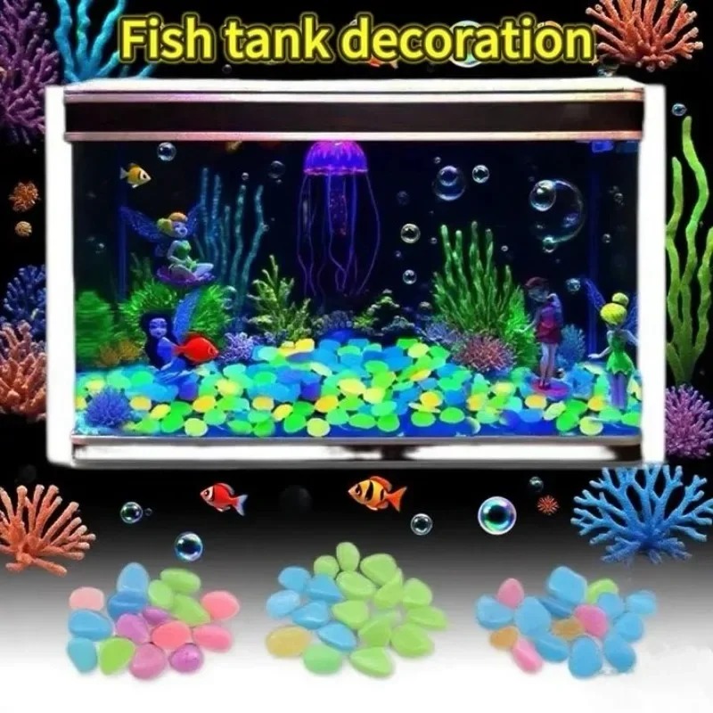 100-1000 pces pedra luminosa j - Marine Fish Tank avaliação e preço