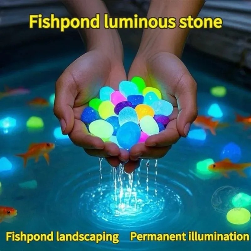100-1000 pces pedra luminosa j - Marine Fish Tank avaliação e preço